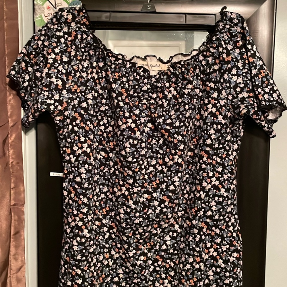 Floral mini dress